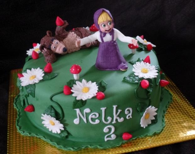 Máša a medveď, torta, Rozprávkové torty, Mirka02, 1