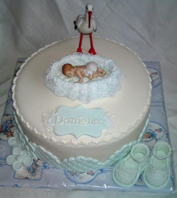 Na krst pre Danielka..., torta, Torty na krstiny Na krst pre Danielka..., torta, Torty na krstiny, Mariolka, 2
