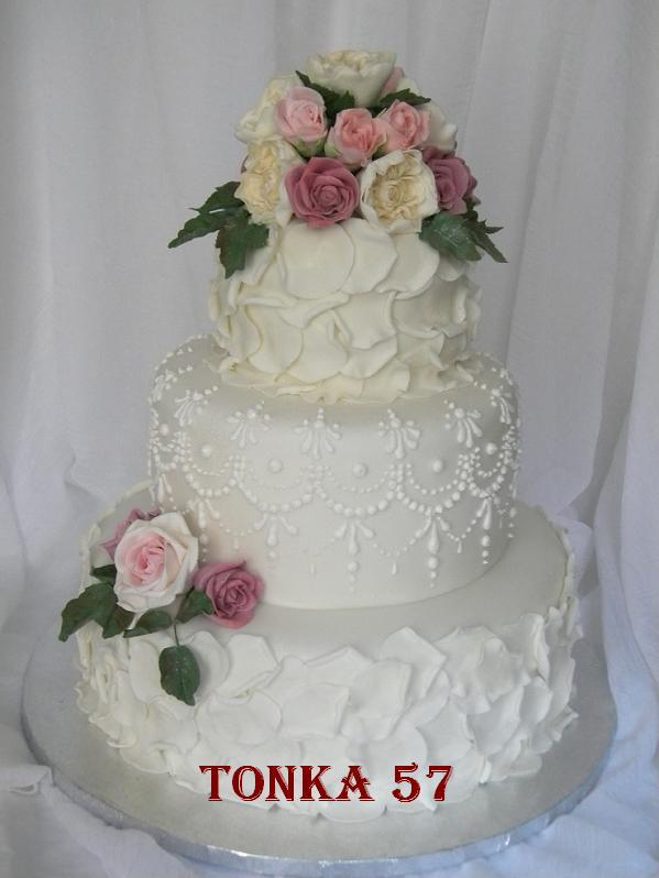 svadobná, torta, Svadobné torty svadobná, torta, Svadobné torty, Tonka 57, 1