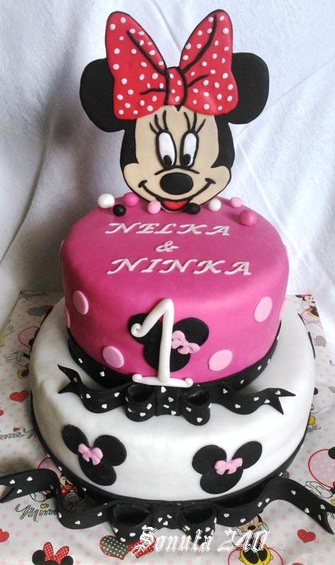 Minnie pre dvojičky, torta, Rozprávkové torty, sonula240, 1