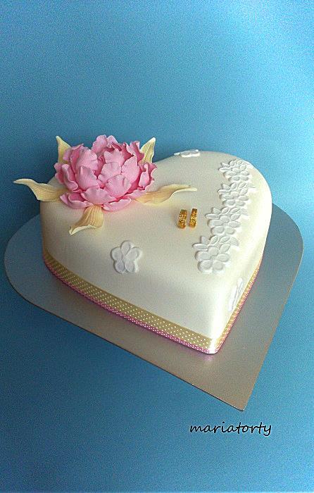 svadobné srdce, torta, Svadobné torty svadobné srdce, torta, Svadobné torty, maria285, 1