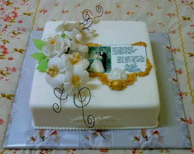 Zlate vyrocie sobasa na zelanie komplet torta, torta, Svadobné torty Zlate vyrocie sobasa na zelanie komplet torta, torta, Svadobné torty, Ibrahim, 1