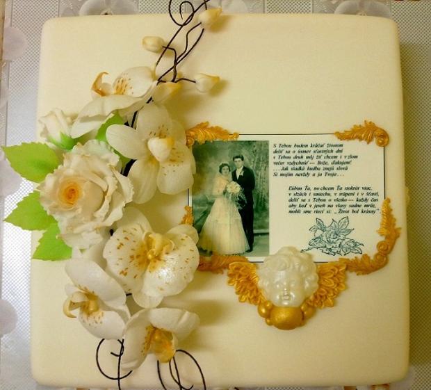 Zlate vyrocie sobasa na zelanie komplet torta, torta, Svadobné torty Zlate vyrocie sobasa na zelanie komplet torta, torta, Svadobné torty, Ibrahim, 3