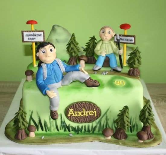 Pre turistu, torta, Narodeninové torty Pre turistu, torta, Narodeninové torty, stanula, 1