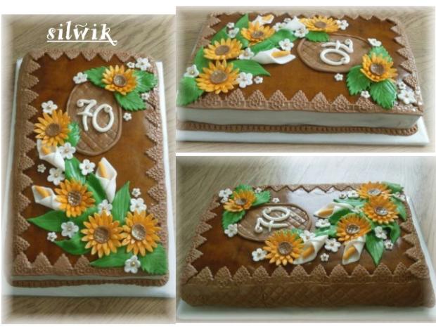 Kniha "70", torta, Narodeninové torty, silwik, 1
