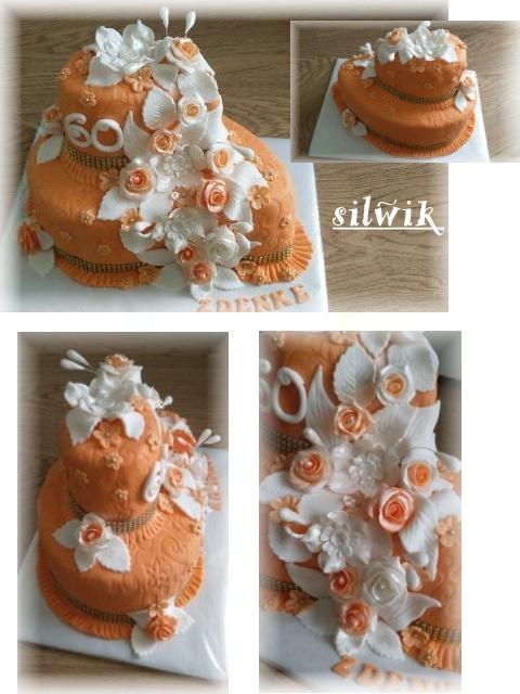 Slza na  "60", torta, Narodeninové torty, silwik, 1