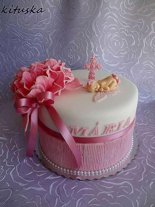 krstinová Mária, torta, Torty na krstiny krstinová Mária, torta, Torty na krstiny, kituska, 1
