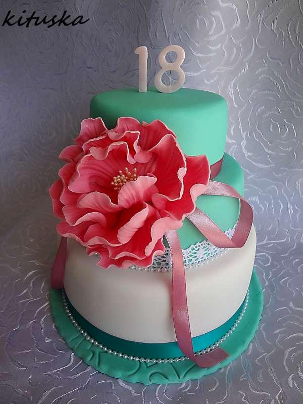 sladkých 18, torta, Narodeninové torty sladkých 18, torta, Narodeninové torty, kituska, 1
