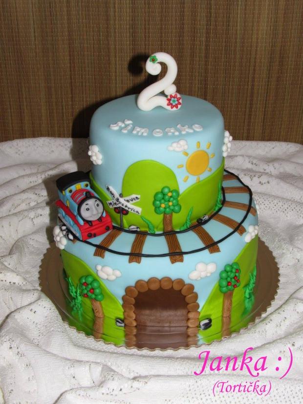 Vláčik Tomáš, torta, Torty autíčka, vláčiky Vláčik Tomáš, torta, Torty autíčka, vláčiky, -TORTICKA-, 1