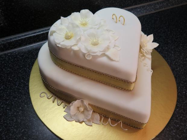 Svadobné srdce, torta, Svadobné torty, alapk, 1