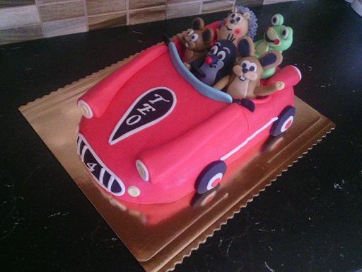 Krtko a jeho kamaráti, torta, Rozprávkové torty, veronikak23, 1
