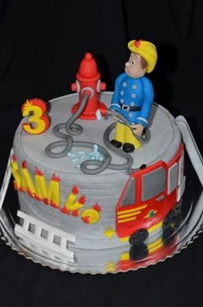 49. Torta Požiarnik SAMko, torta, Rozprávkové torty 49. Torta Požiarnik SAMko, torta, Rozprávkové torty, evinka1, 1
