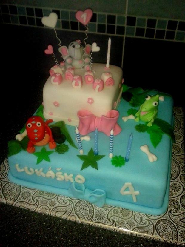 Claudia a Lukáško :), torta, Torty so zvieratkami, Basul, 1