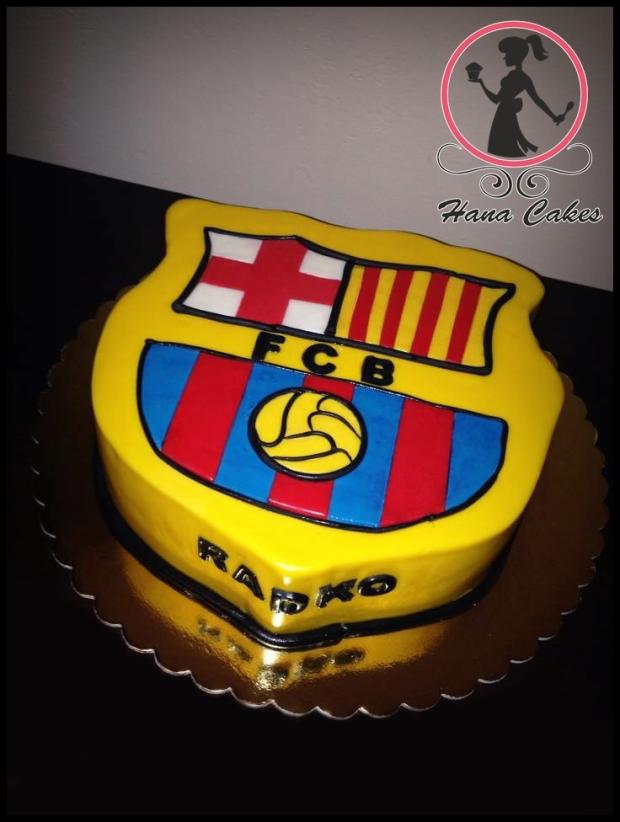 FC Barcelona pre Radka :), torta, Narodeninové torty, HanaCakes, 1