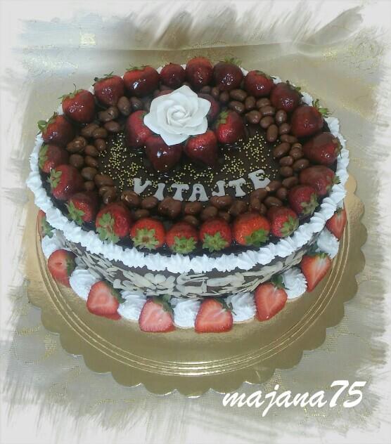 nepoťahovana, torta, Čokoládové torty, majana75, 1