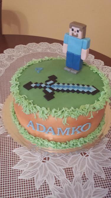 minecraft, torta, Ostané torty pre deti minecraft, torta, Ostané torty pre deti, MK martina, 1