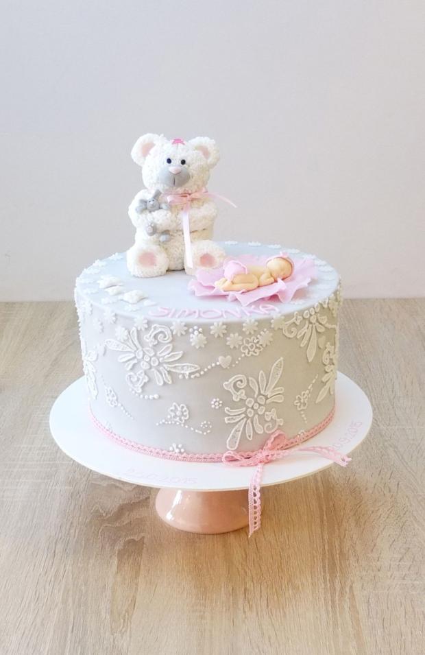 Krstinové pre dievčatko, torta, Torty na krstiny Krstinové pre dievčatko, torta, Torty na krstiny, SWEETarchitect, 3