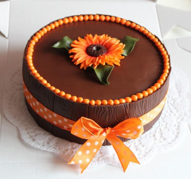 Čokoládová so slnečnicou, torta, Čokoládové torty, dasakrup, 1