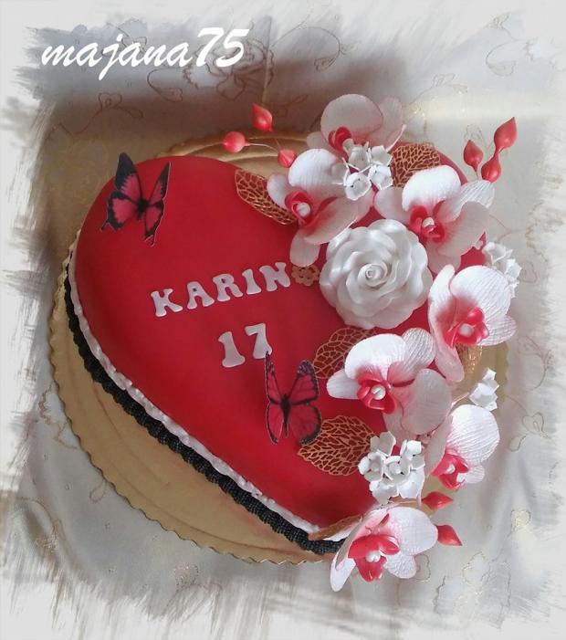 srdiečko z lásky, torta, Narodeninové torty, majana75, 1