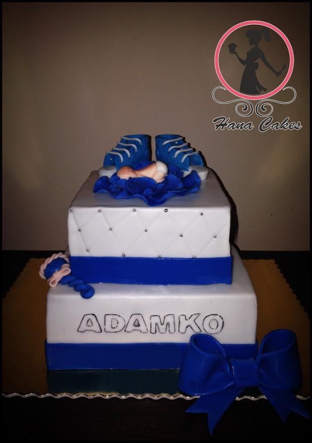 Vitaj Adamko :), torta, Torty na krstiny Vitaj Adamko :), torta, Torty na krstiny, HanaCakes, 1