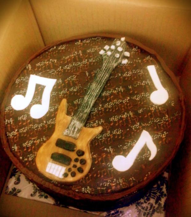 gitara, torta, Narodeninové torty, zukatomeka, 1