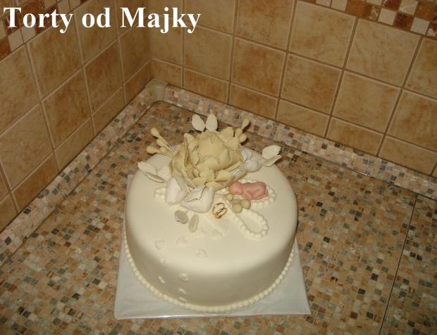 svadba s krstom , torta, Svadobné torty, drobecek, 1