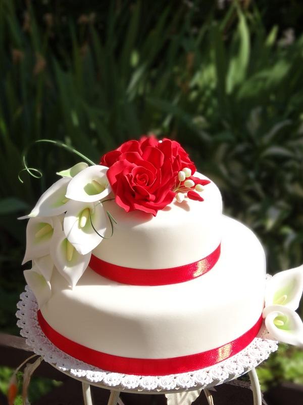 kaly a ruže, torta, Narodeninové torty kaly a ruže, torta, Narodeninové torty, Lucka1111, 1