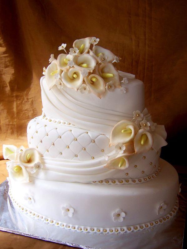 Kaly do zlata, torta, Svadobné torty Kaly do zlata, torta, Svadobné torty, gitanka, 1