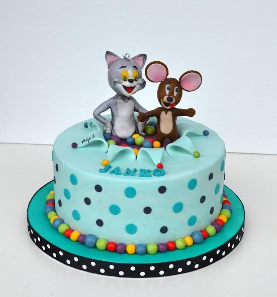 Tom a Jerry, torta, Rozprávkové torty Tom a Jerry, torta, Rozprávkové torty, mayaL30, 1