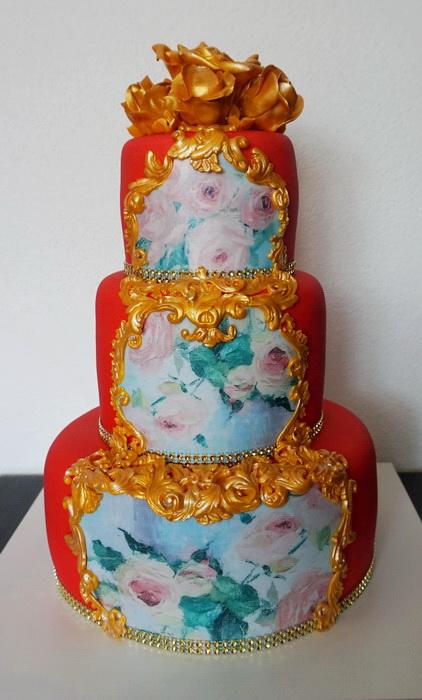Svadobná Baroková, torta, Svadobné torty Svadobná Baroková, torta, Svadobné torty, zabinka, 1