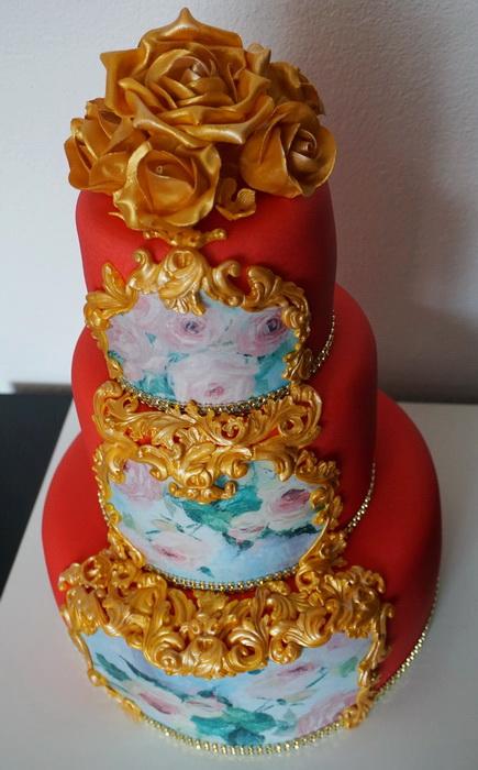Svadobná Baroková, torta, Svadobné torty Svadobná Baroková, torta, Svadobné torty, zabinka, 2