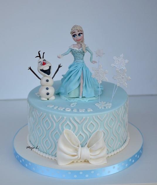 Frozen, torta, Rozprávkové torty Frozen, torta, Rozprávkové torty, mayaL30, 1