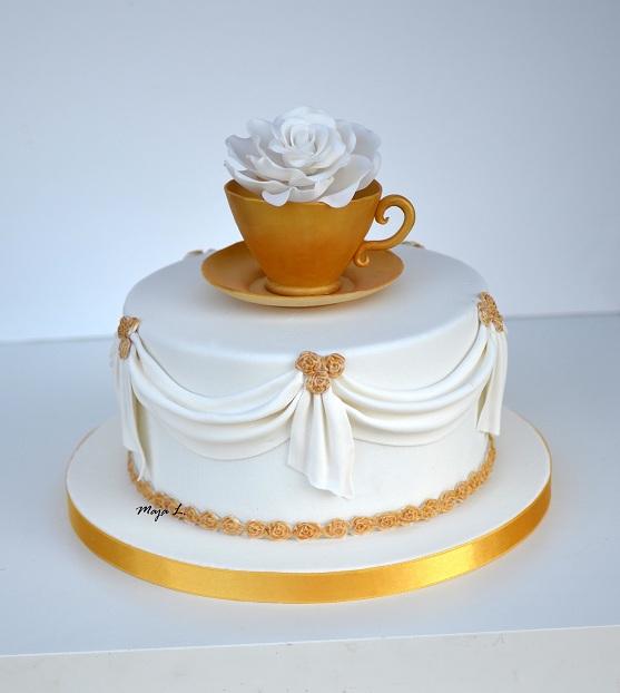 na zlatú svadbu, torta, Svadobné torty, mayaL30, 1