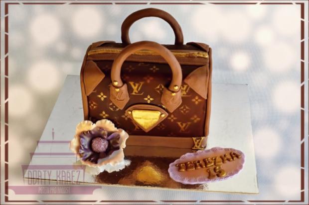 Kabelka Louis Vouitton, torta, Narodeninové torty Kabelka Louis Vouitton, torta, Narodeninové torty, Dorty Karez, 1