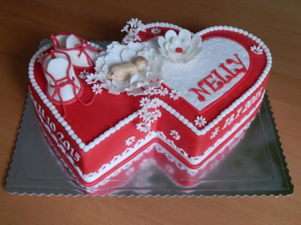 Krst červené, torta, Torty na cirkevné sviatky Krst červené, torta, Torty na cirkevné sviatky, Lubka212, 1