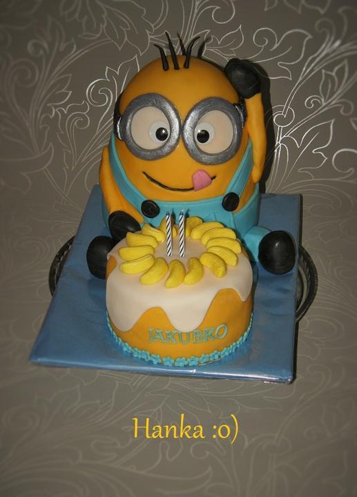 3D Mimoň, torta, Rozprávkové torty 3D Mimoň, torta, Rozprávkové torty, selinnka, 1