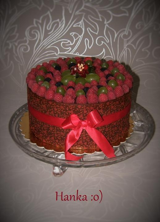 Narodeninová torta so želatínovou kvetinkou, torta, Narodeninové torty, selinnka, 1