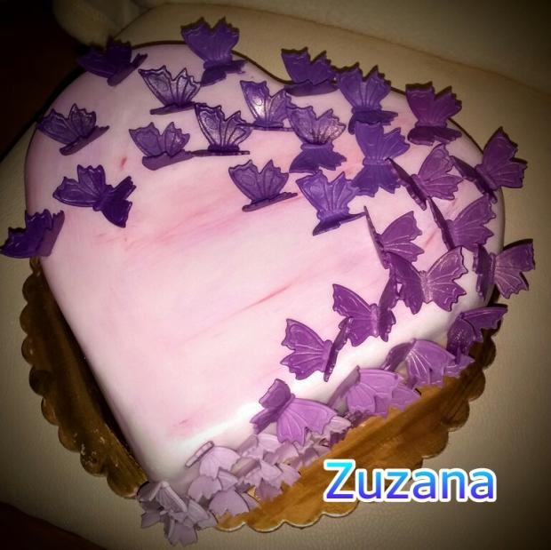 Z motýlikom , torta, Narodeninové torty Z motýlikom , torta, Narodeninové torty, edita155, 1