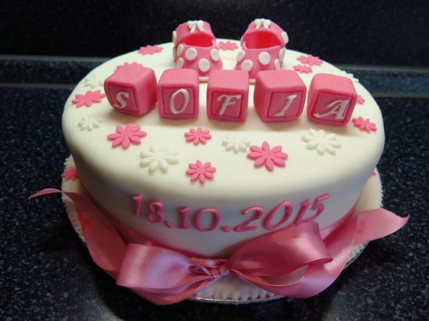 banánová torta, torta, Torty na krstiny, alapk, 1