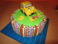 lentilkova s bagrom, torta, Torty autíčka, vláčiky lentilkova s bagrom, torta, Torty autíčka, vláčiky, janulka01, 1