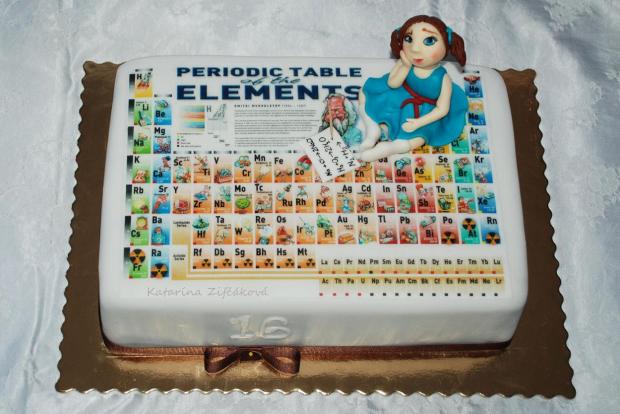chemicka tabulka prvkov..., torta, Narodeninové torty chemicka tabulka prvkov..., torta, Narodeninové torty, Katarina139, 1