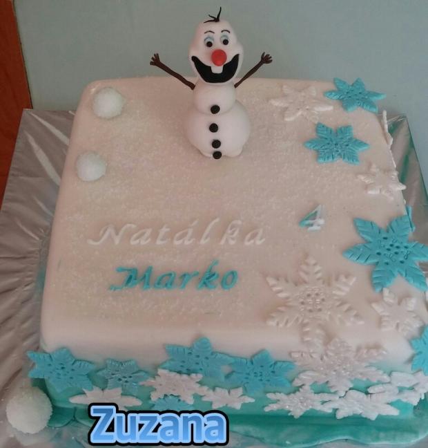 Olaf, torta, Rozprávkové torty Olaf, torta, Rozprávkové torty, edita155, 1