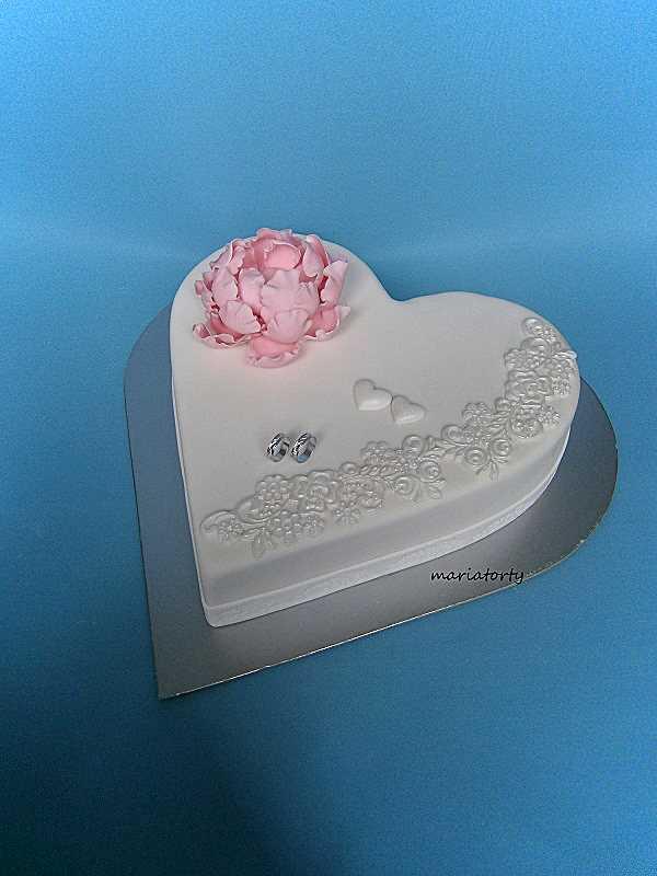 svadobné srdce, torta, Svadobné torty svadobné srdce, torta, Svadobné torty, maria285, 1