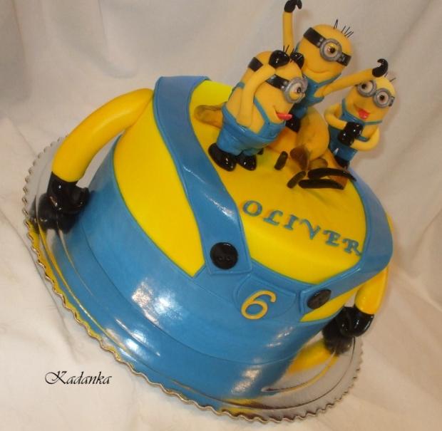 Minions, torta, Rozprávkové torty Minions, torta, Rozprávkové torty, Kadanka, 2