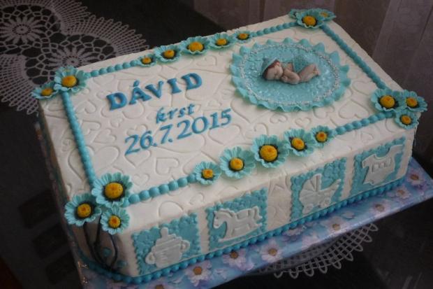 krst DÁVID, torta, Torty na krstiny krst DÁVID, torta, Torty na krstiny, Primilka, 1