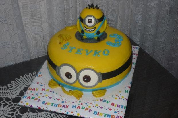 Mimoni pre Števka, torta, Rozprávkové torty Mimoni pre Števka, torta, Rozprávkové torty, Primilka, 1