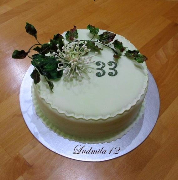 33 rokov, torta, Narodeninové torty 33 rokov, torta, Narodeninové torty, ludmila12, 1