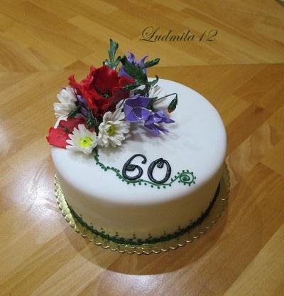 k 60-tke, torta, Narodeninové torty k 60-tke, torta, Narodeninové torty, ludmila12, 1