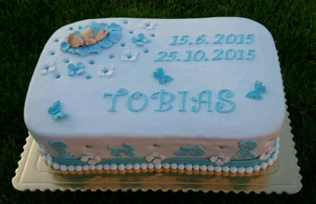 Krstinová pre Tobiaska :), torta, Torty na krstiny, andy611, 1