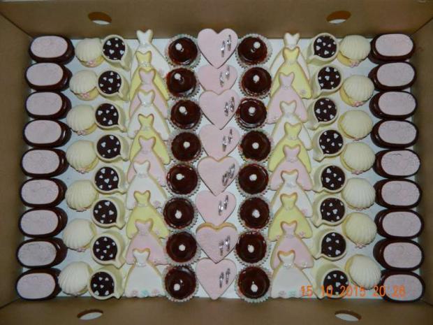 Svadobné linecké koláčiky, torta, Svadobné torty, mana1, 1